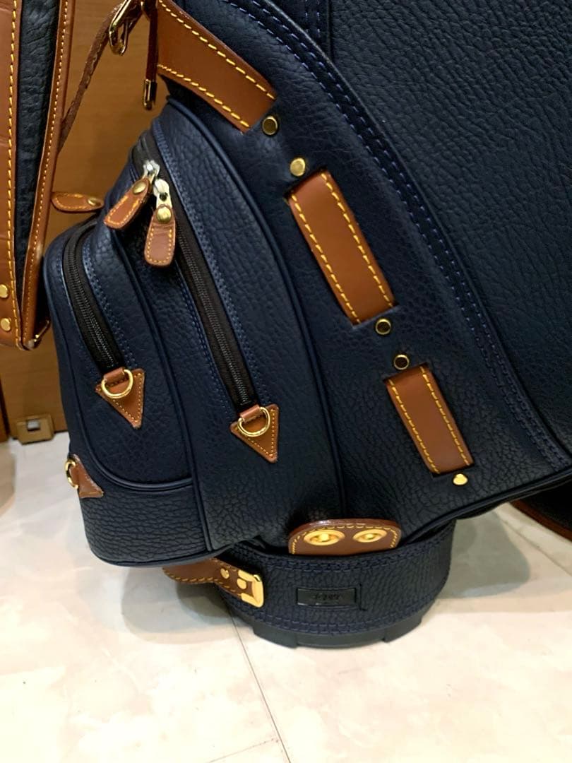 超希少　完売　高級　キャディバッグ　ホンマ　本間　本革　レザー　ラグジュアリー