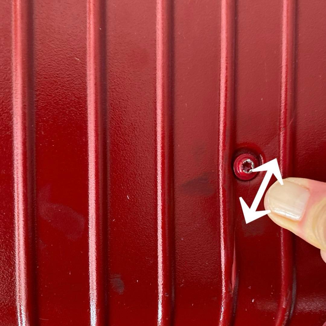 ジャンク　RIMOWA サルサ 4輪 キャリーケース 63L マットレッド