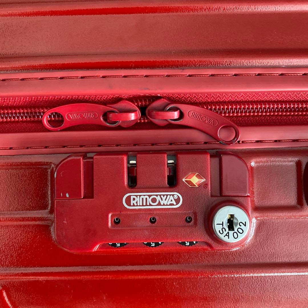 ジャンク　RIMOWA サルサ 4輪 キャリーケース 63L マットレッド