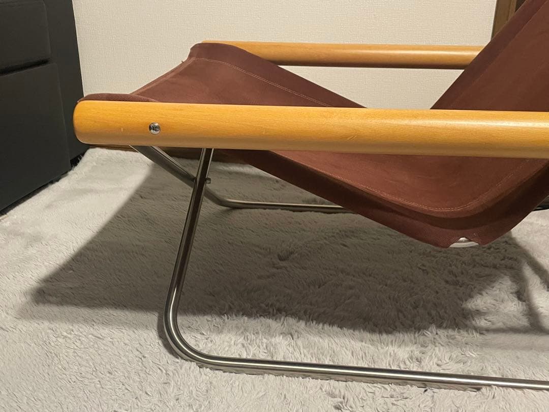 ニーチェアX ナチュラル タグ無し Nychair 折りたたみ椅子 ①