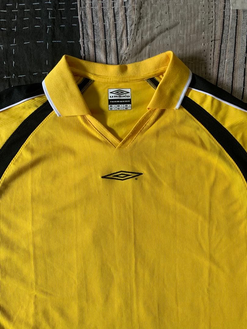 00s XXL UMBRO ゲームシャツ イエロー マスタード アンブロ