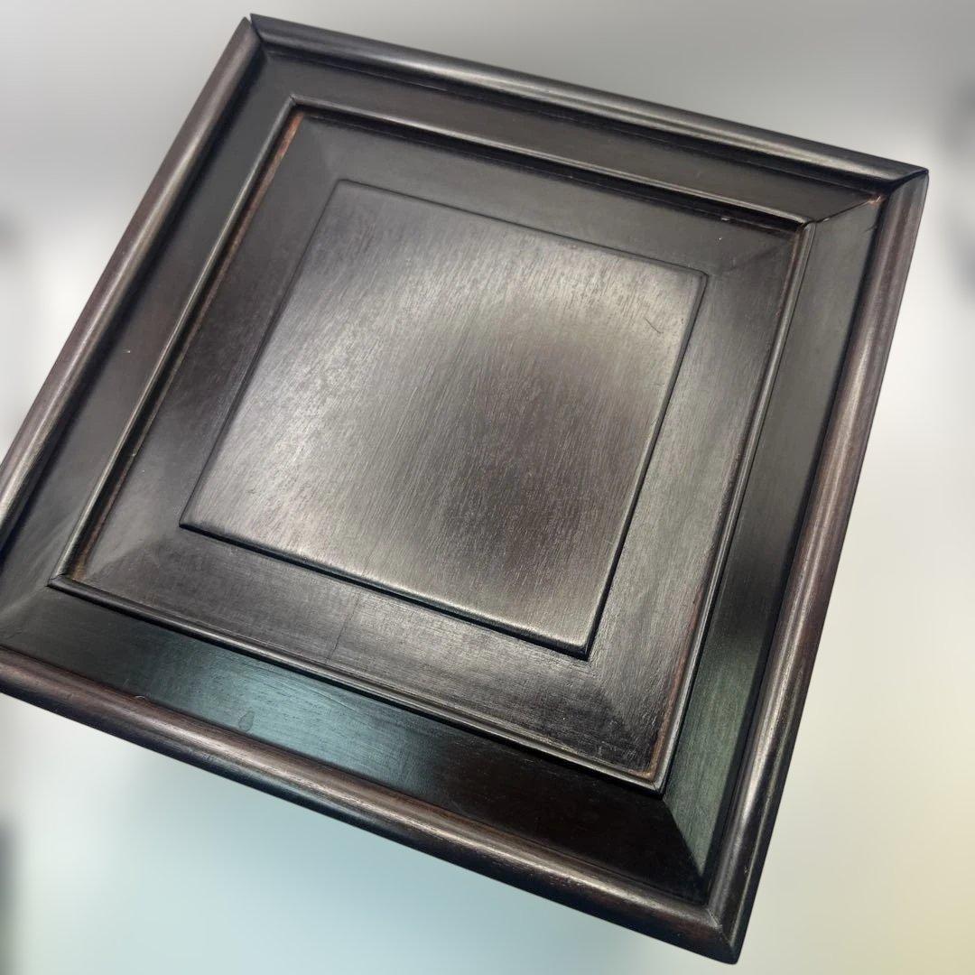 中国 唐木 茶箱 茶櫃 アンティーク紫檀