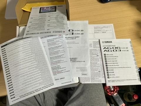 配信機器・PA機器・レコーディング機器 YAMAHA AG03 MK2 white