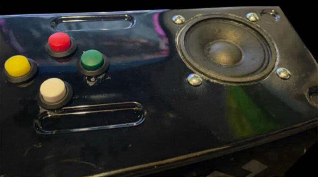 サミタ専用 9ボタンスロットコントローラー専用レバー搭載 LED＆スピーカー連動