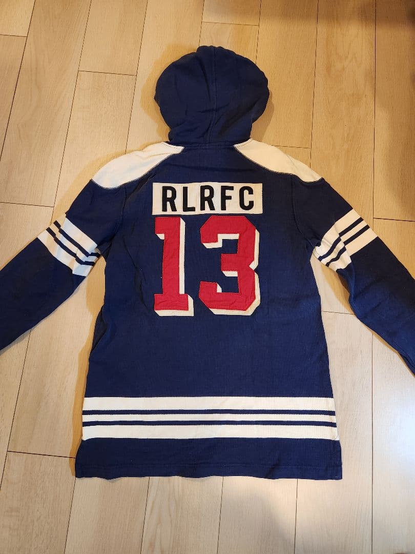 新品 RALPH LAUREN Rugby ラガーフードトレーナーM