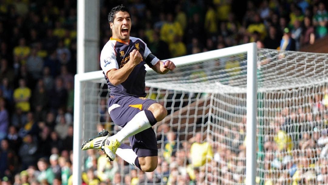 正規品 12/13 リバプール 3rd ユニフォーム スアレス Lサイズ