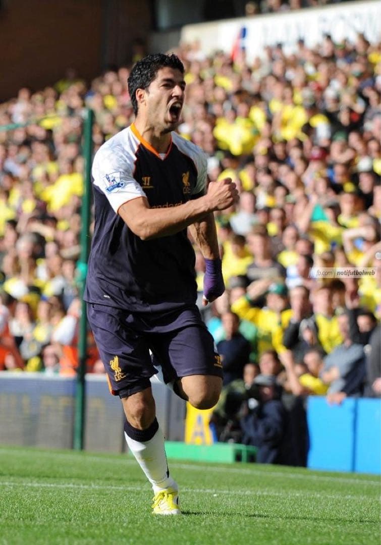 正規品 12/13 リバプール 3rd ユニフォーム スアレス Lサイズ