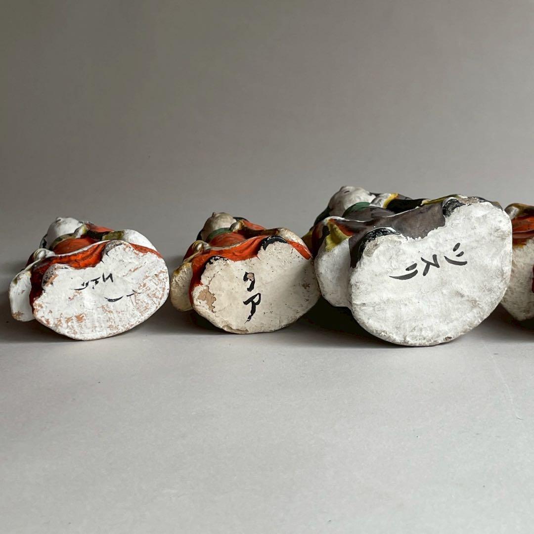 舞妓シスターズ 土人形 酒田人形 鶴岡人形 6体セット