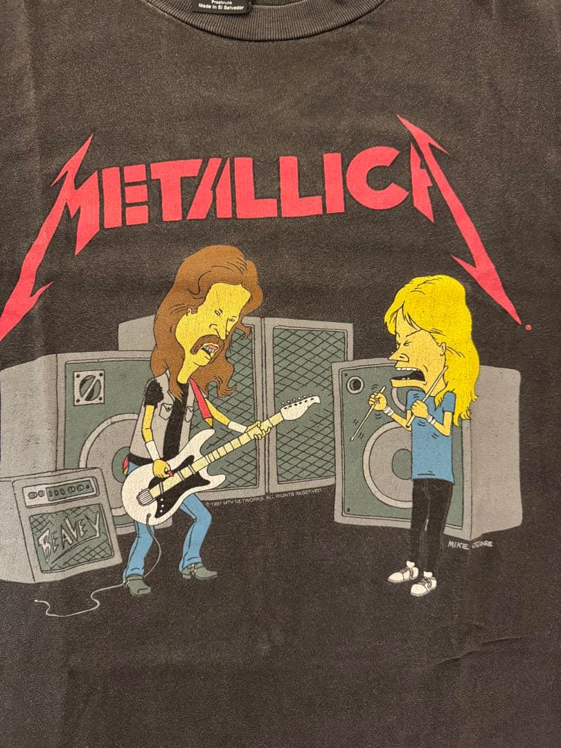 ビンテージ LLICA × ビーバス＆バットヘッド Tシャツ giant