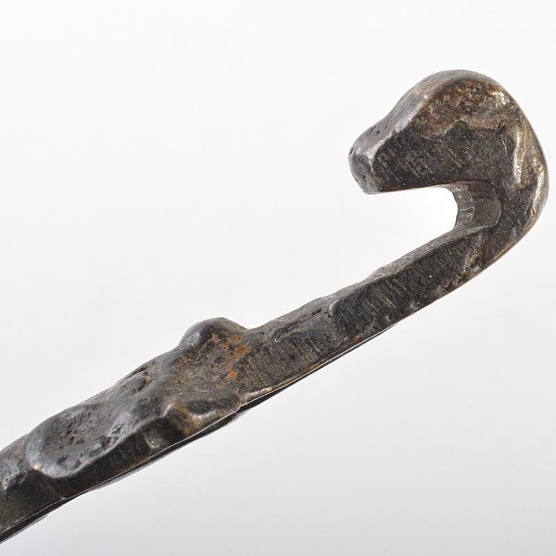 中国　古銅獣面　帯鈎　C　7708E