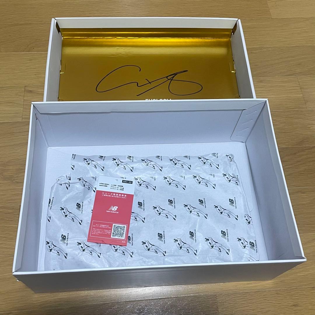 Ohtani v1 大谷翔平 ニューバランス ホワイト ゴールド 26.0㎝