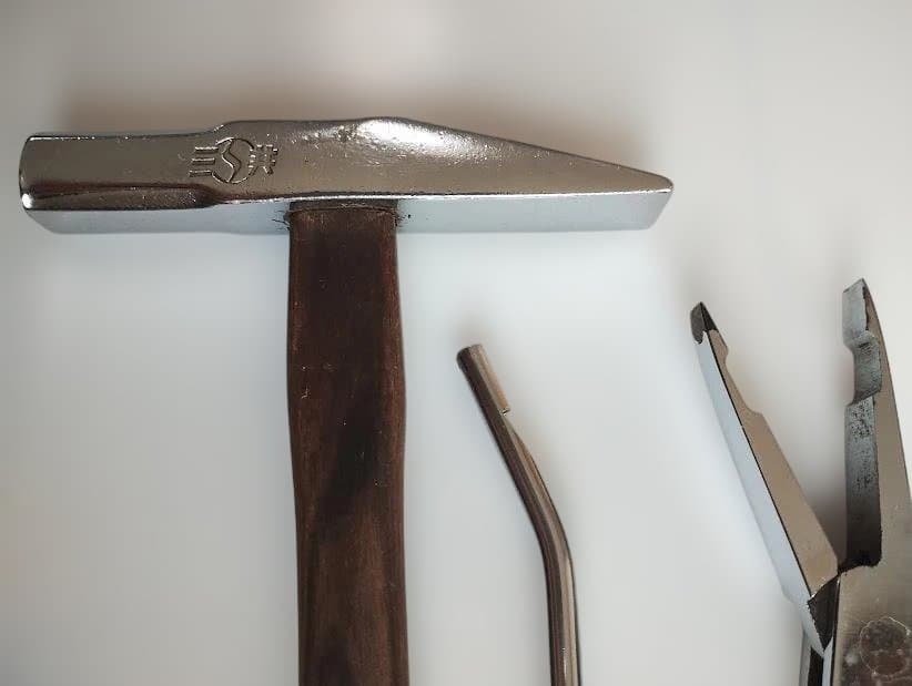 パチンコ釘調整セット　ハンマー　板ゲージ　ゲージ棒　三共　 釘師 工具 道具