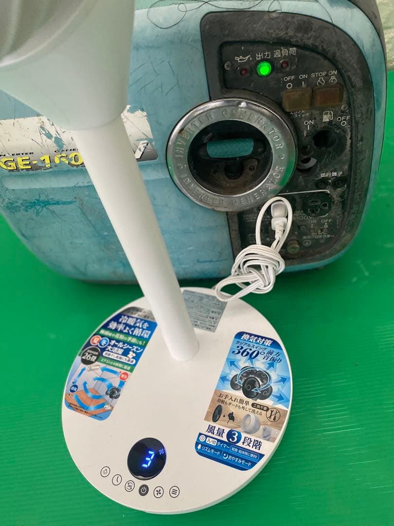 デンヨー インバーター発電機 GE1600-IV ポータブル ガソリンエンジン