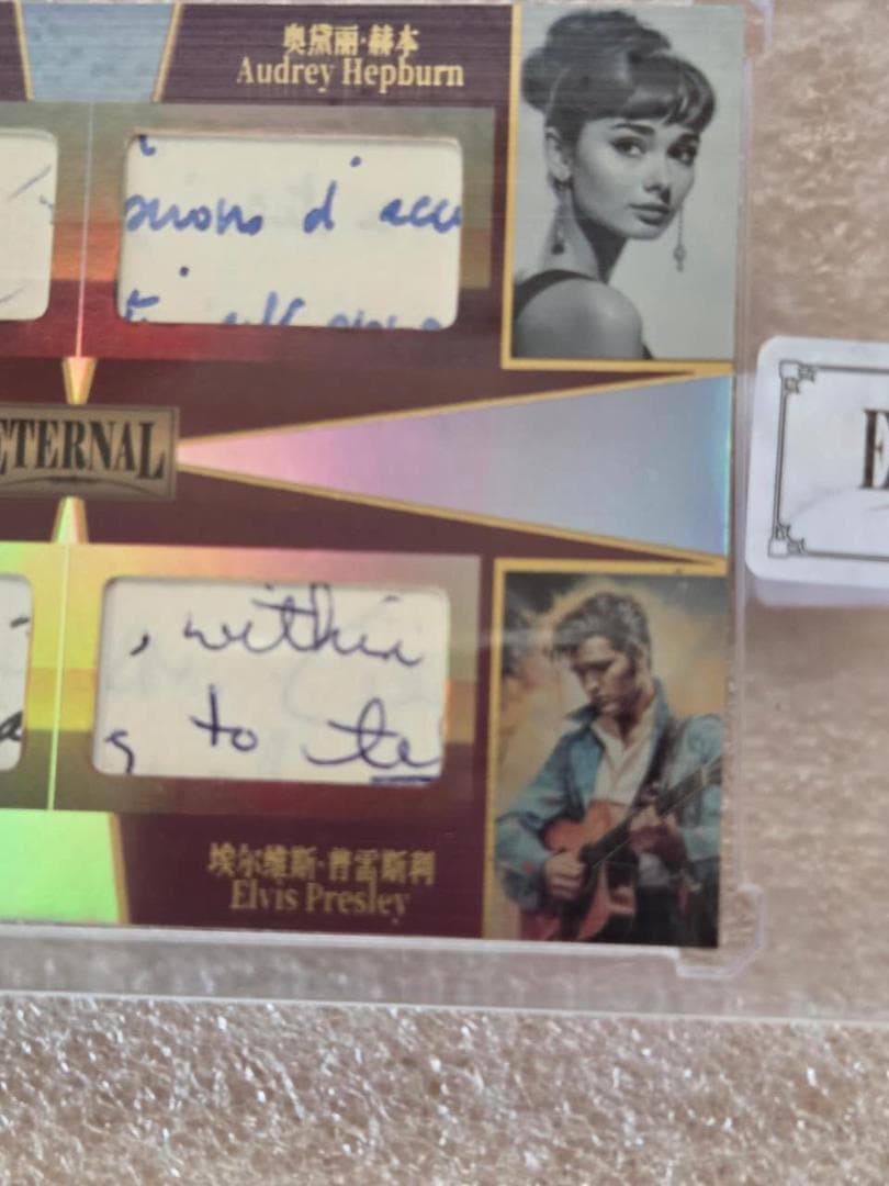 ETERNAL 2024 直筆カード モンロー ヘプバーン レノン エルビス