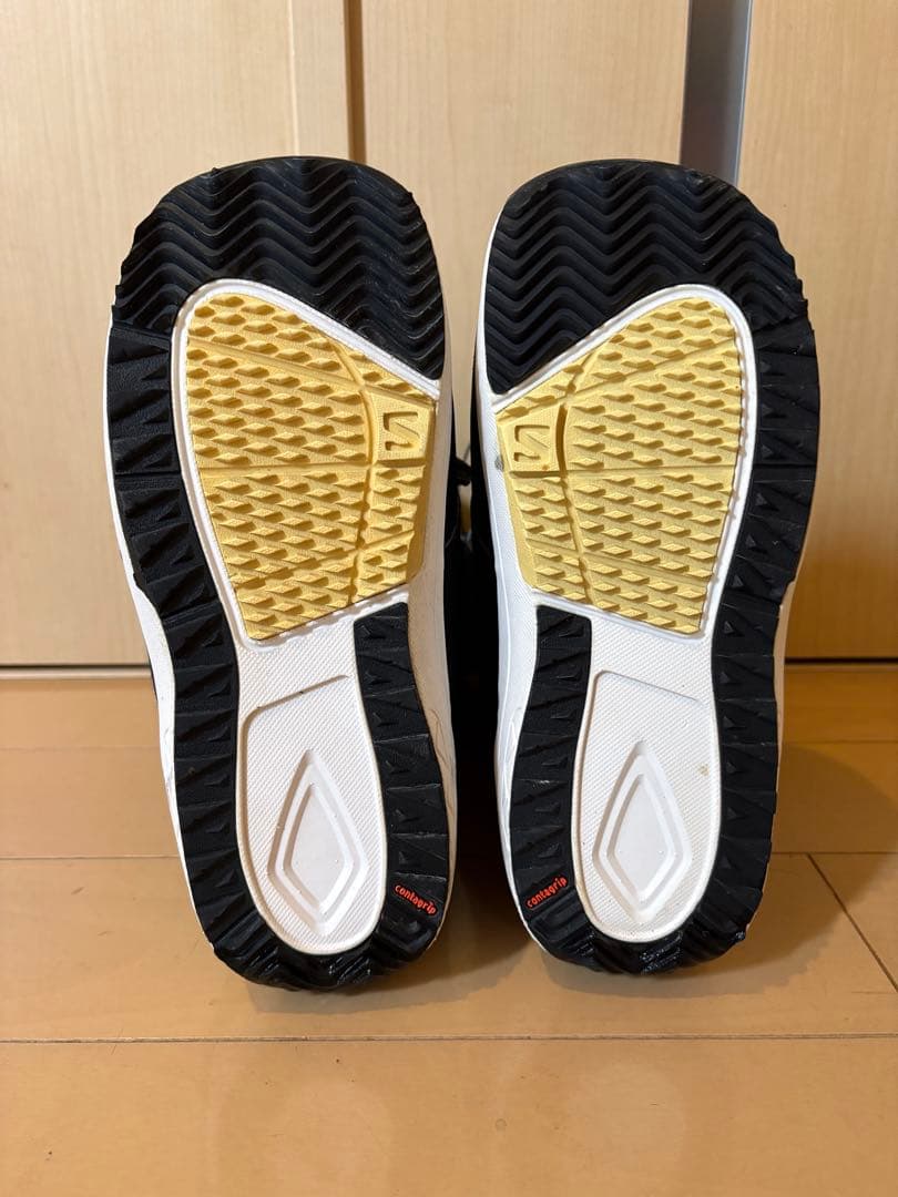 Salomon 子ども用女性用スノーボードブーツ ブラック 23.5cm