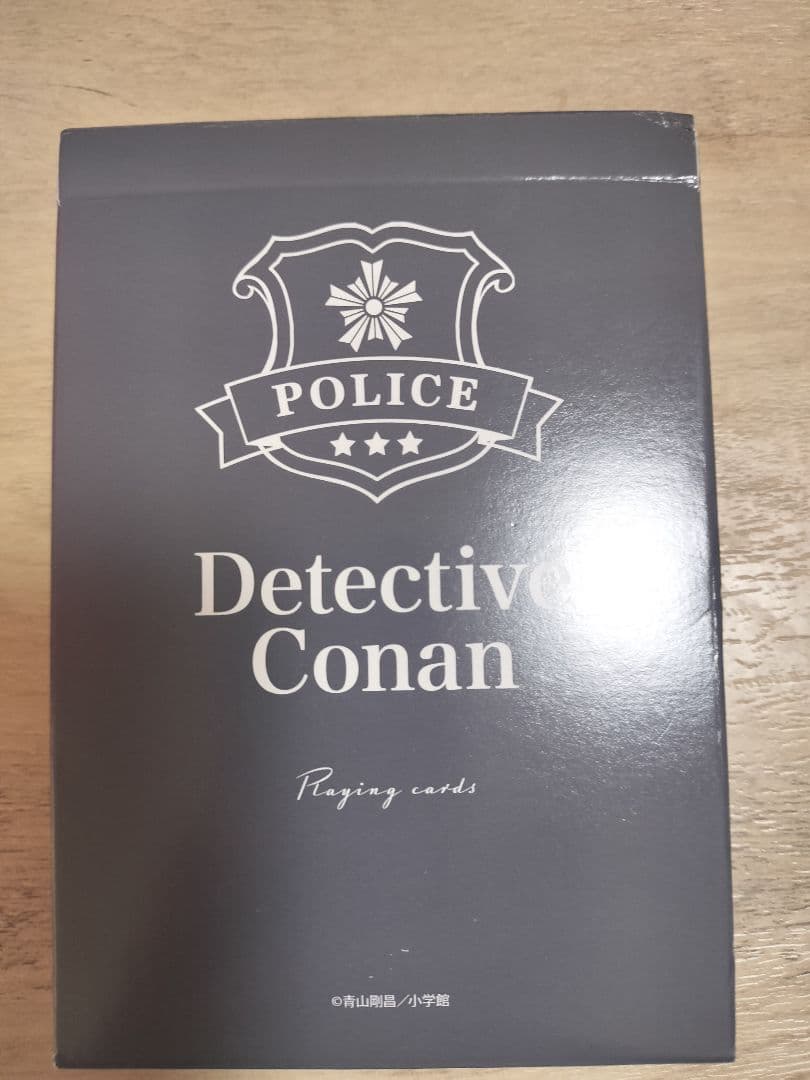 名探偵コナンBIGトランプ POLICE ver. サンデーSHOP限定青山剛昌