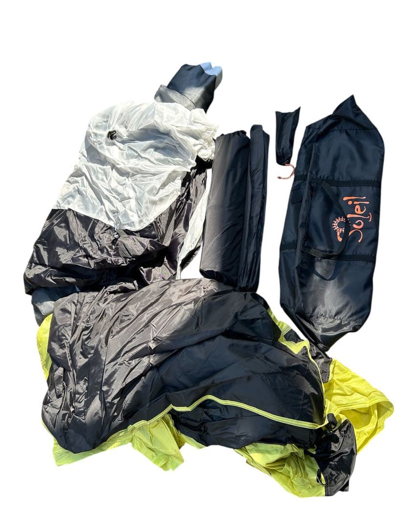 soleilテント5人用　自立式テント　キャンプ　ビーチ　防災　アウトドア