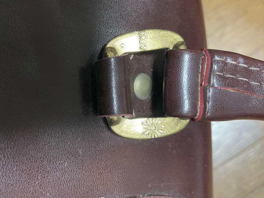 美品BLICS 旅行鞄　ゴルフバッグ　ダークブラウン　イタリアンレザー バッグ