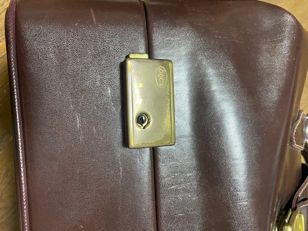 美品BLICS 旅行鞄　ゴルフバッグ　ダークブラウン　イタリアンレザー バッグ