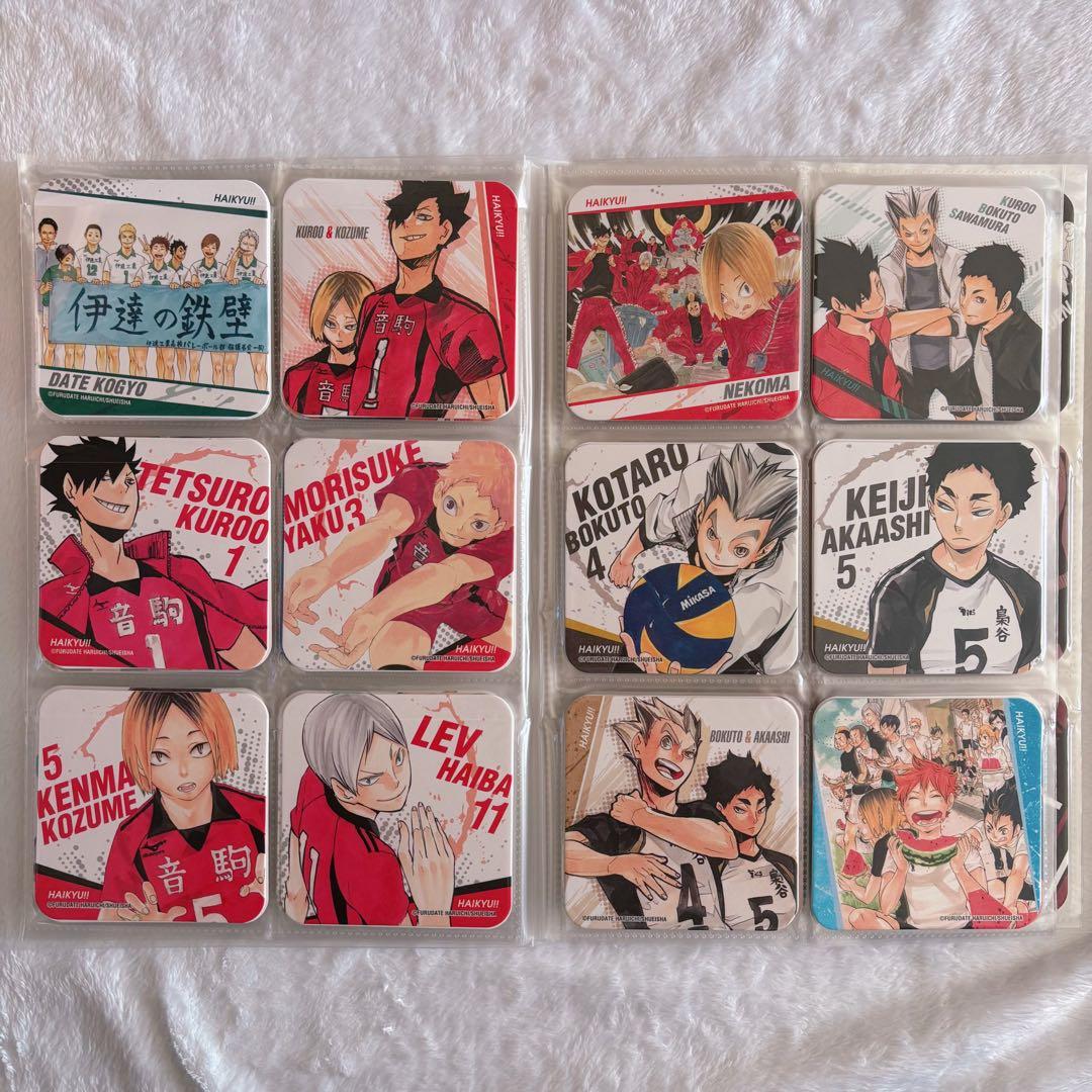 ハイキュー アートコースター 第1弾 全45種 ＋ ボックス 購入特典 3種