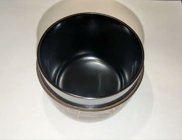 『鈴虫蒔絵』大棗　溜　吉田祥雲　漆器 茶道具 棗 秋　京塗師