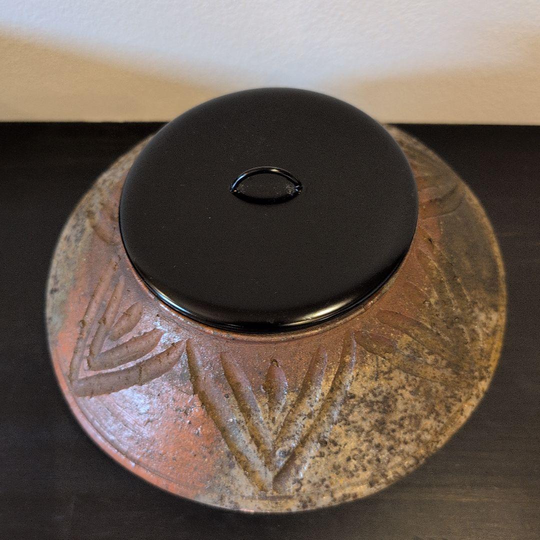 備前焼 水指 時代箱