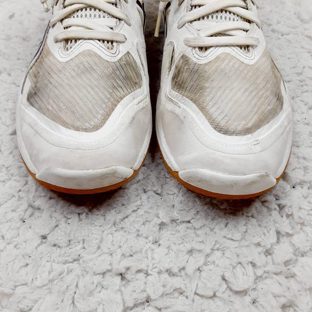美品 26.5㎝◎asics アシックス バレーボールシューズ 白