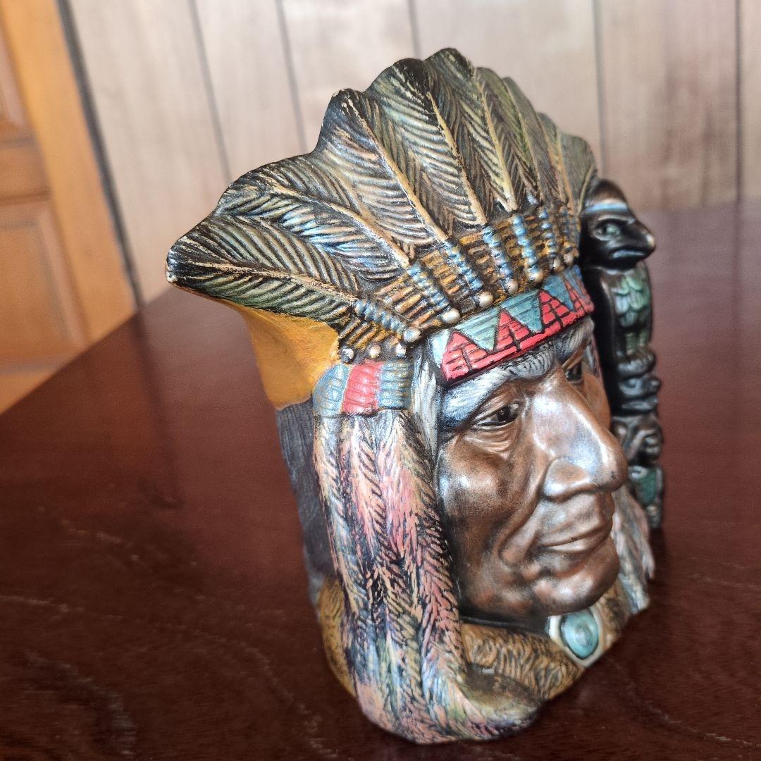 トビ−ジャグ　アンディアン　チ−フ　アンティーク　　希少品　コレクターアイテム