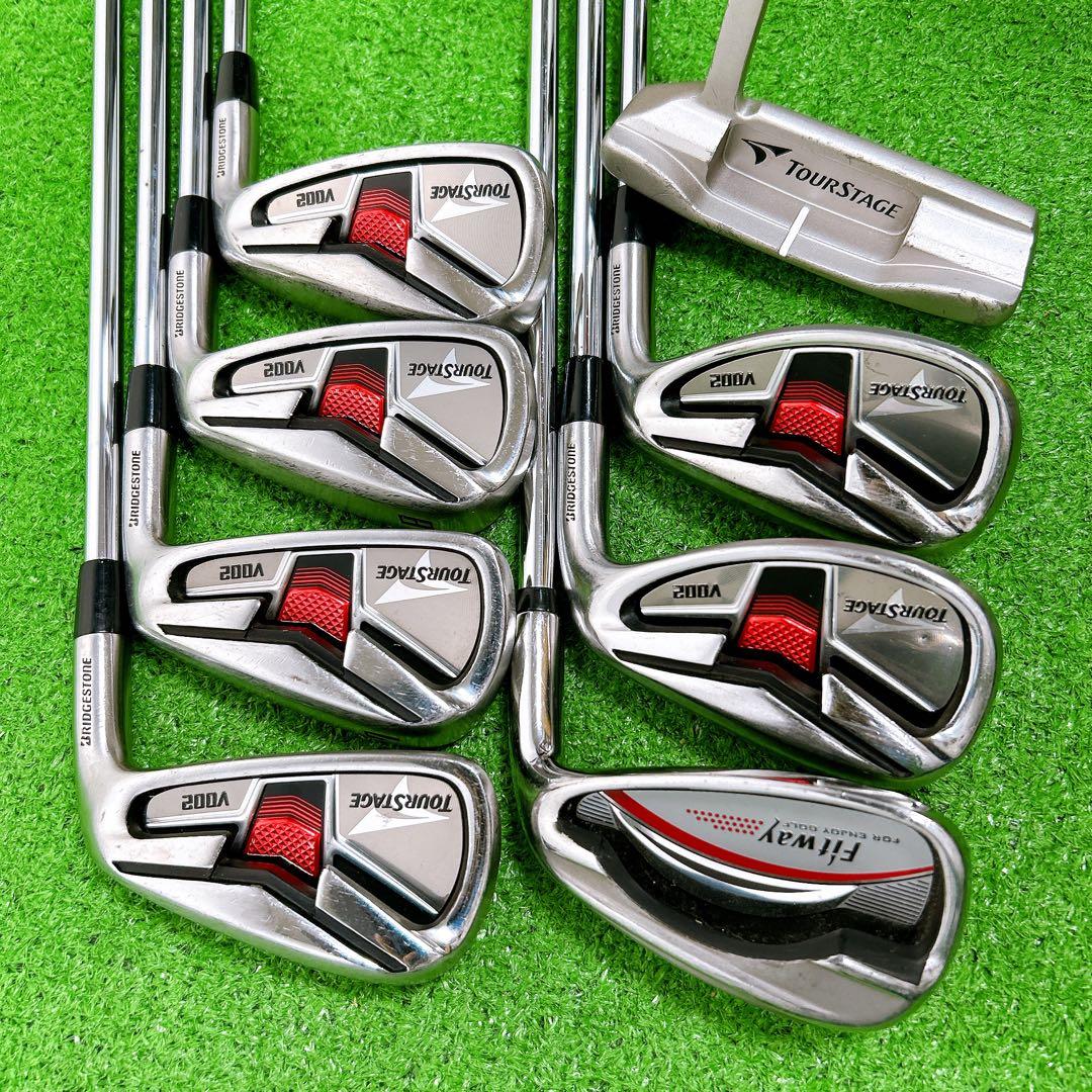 ブリヂストン ツアーステージ V002 メンズゴルフクラブセット 11本 S 男