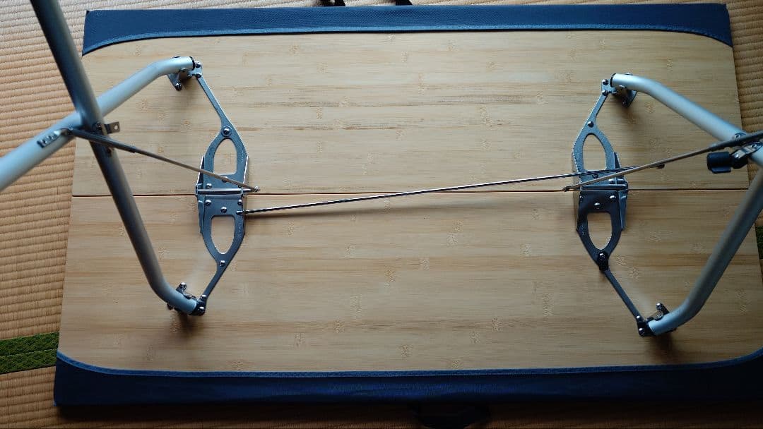 【美品】 peak　ワンアクションテーブルロング竹