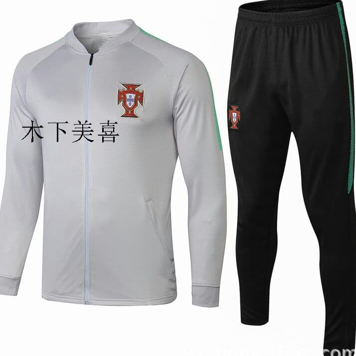 ポルトガルのサッカートレーニングサービス長袖セット秋と冬の足のズボンZ