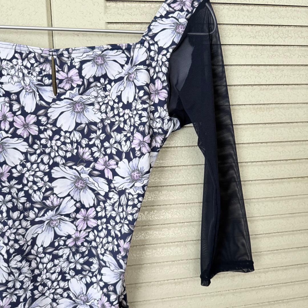 stina 花柄 レオタード Sサイズ
