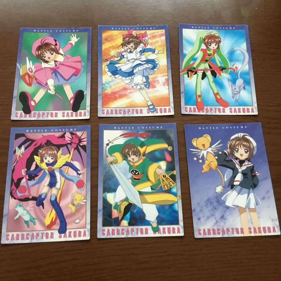 カードキャプターさくら　カードダスマスターズ　初版　6枚セット