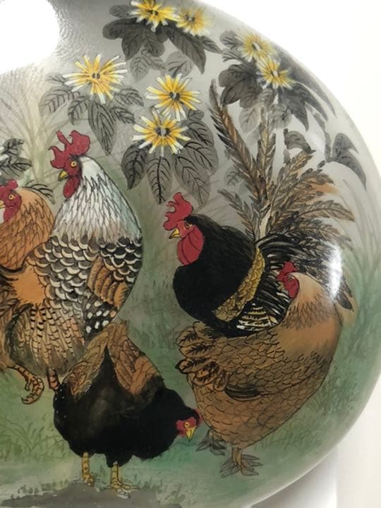 花瓶 絵 骨董品 中国骨董品