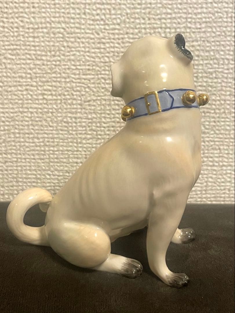 MEISSENマイセン パグフィギュリン 人形 置物 オブジェ 世界最高峰磁器
