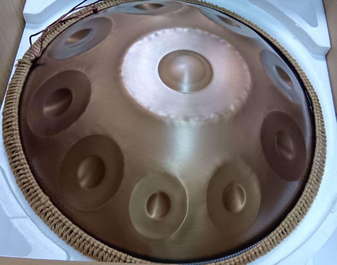 ももさん専用　ハンドパン　小ぶりの49センチ 10音A＝432Hz Dマイナー