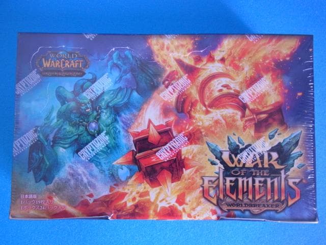 1BOX　未開封新品　ワールドオブウォークラフト　ウォーオブジエレメンツ　日本語