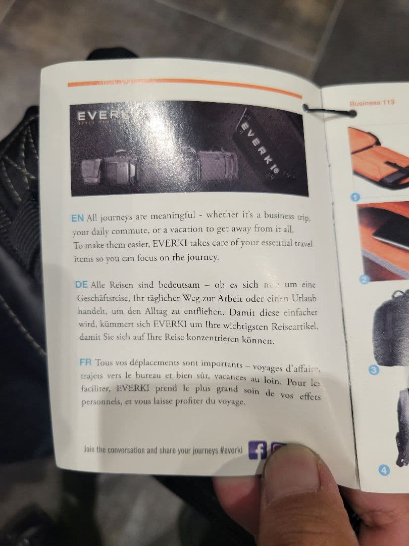 EVERKI TRACKMAN ブラックバックパック