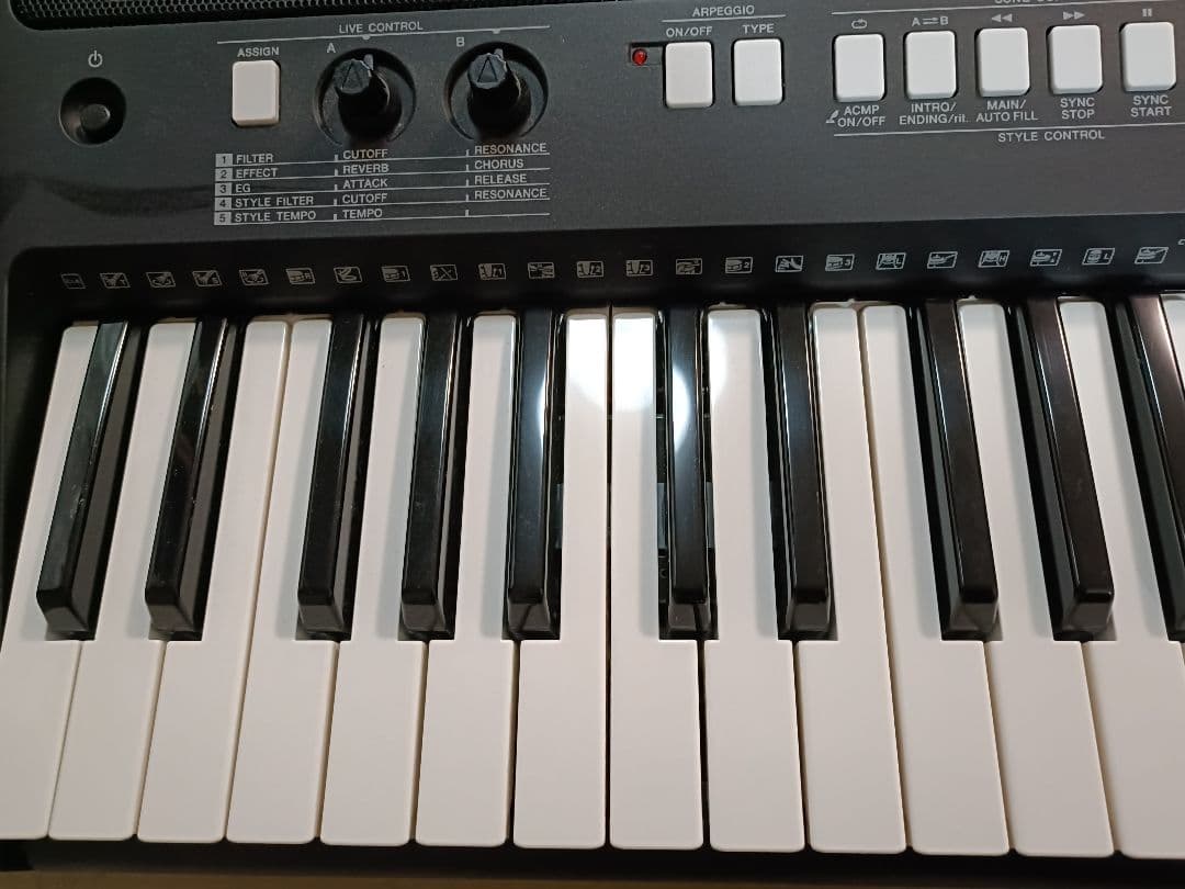 Yamaha PSR-E423 ポータブルキーボード 61鍵盤 黒 ジャンク