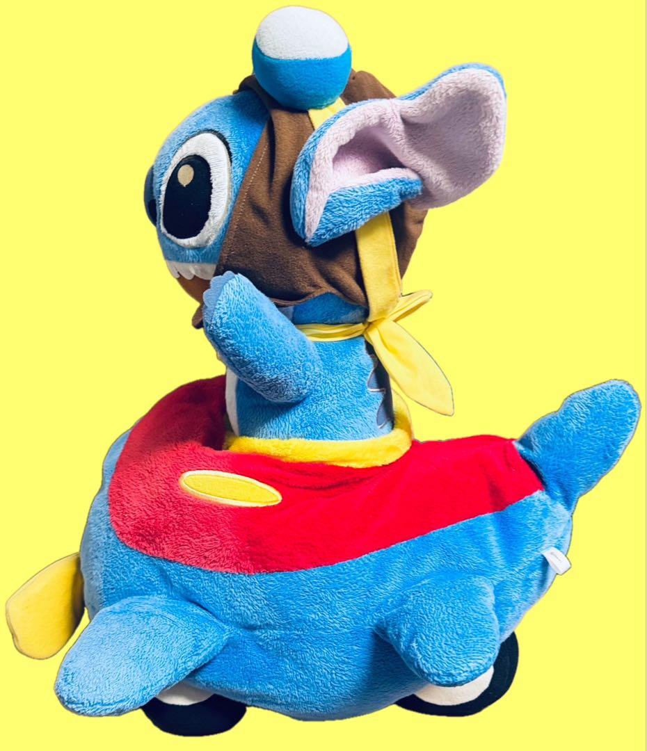 スティッチ ぬいぐるみ 飛行機 パイロット