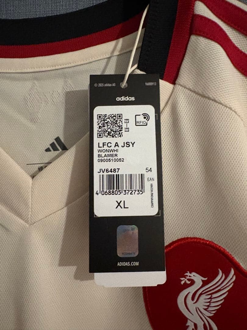 《最終値下げ》香港限定サラー選手ナンバー入りリヴァプール25/26アウェイユニ