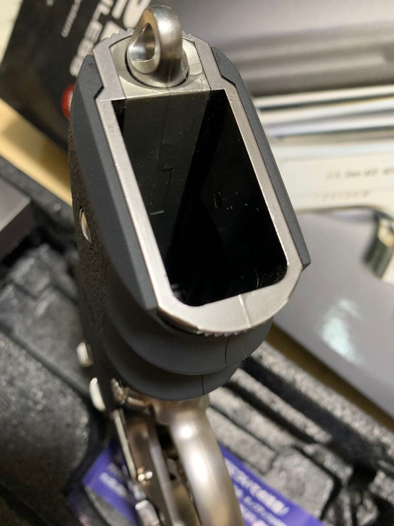 美品東京マルイM92Fクロームステンレス　ガスブローバック 固定ホップ管5/91