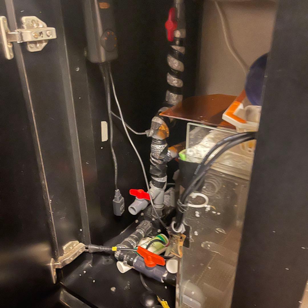 900 アクリル水槽　オーバーフロー 大型水槽 & キャビネット水槽台