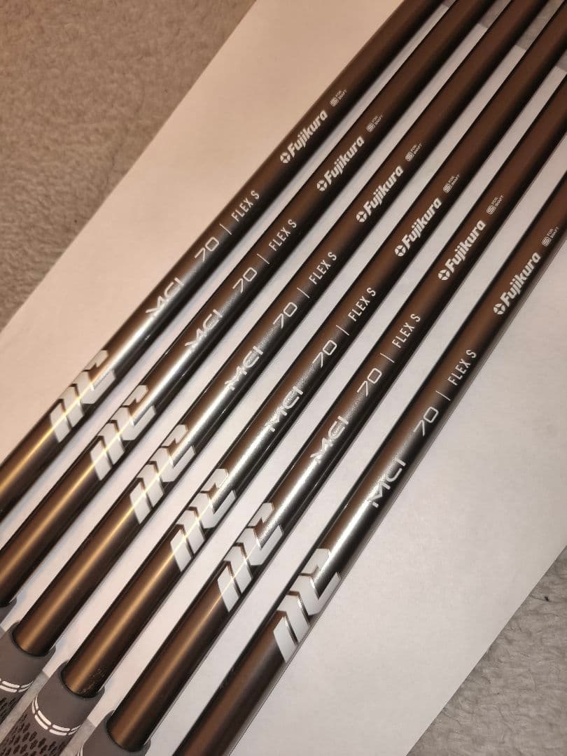 フジクラ ニュー New MCI 70S アイアン シャフト 6本セット