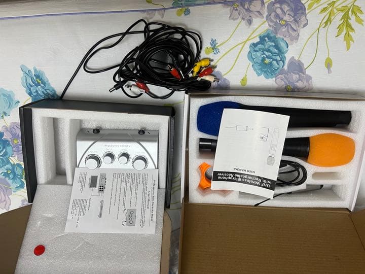 家でカラオケセット