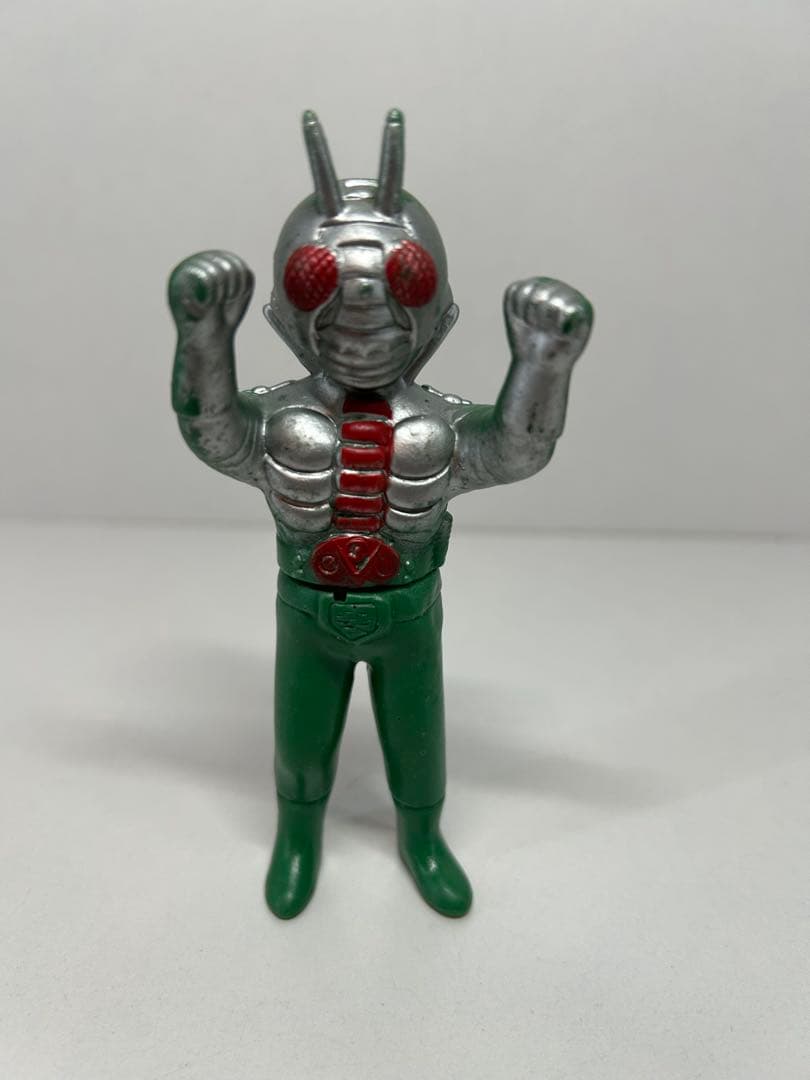 無版権　仮面ライダーV3 ミニソフビ 当時物　駄菓子屋　パチ　石森プロ