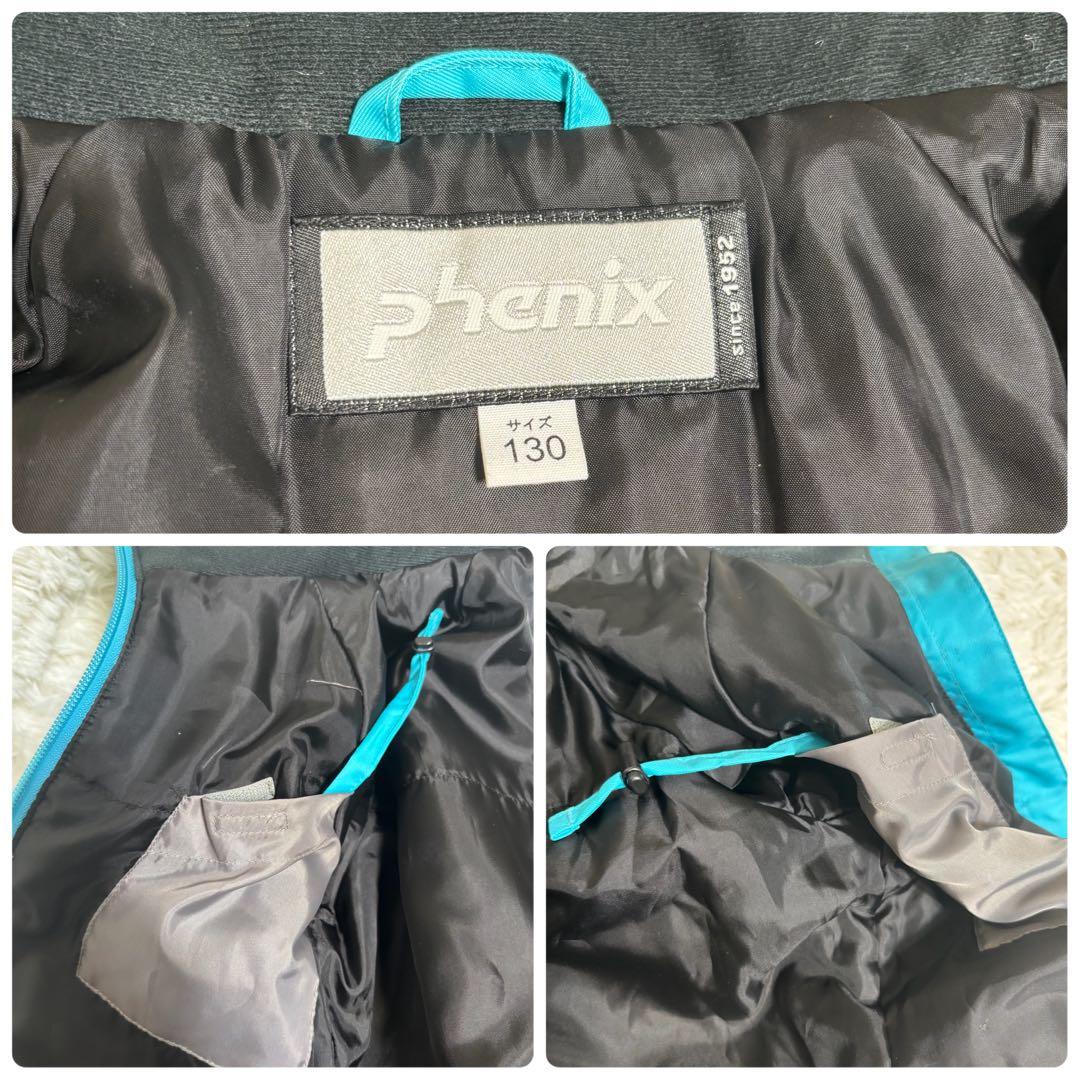 極美品✨フェニックス　セットアップ　スキーウェア　フード脱着可　ハート柄　130
