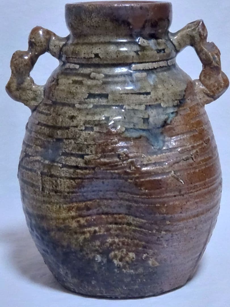 古物　信楽焼　伊賀焼　花入れ　飾り壺