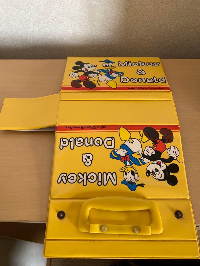 Micky & Donald 小物入れバッグ (カセットテープ入れ)