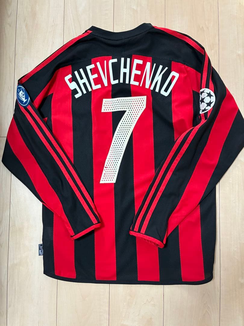 ACミラン 03/04 #7 シェフチェンコ 長袖 ユニフォーム
